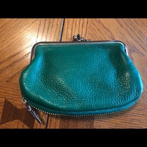 DKNY leather coin purse wallet